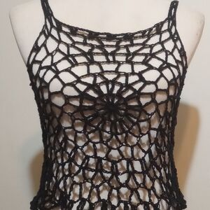 Black Lace Mandala Camisole